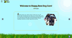 Desktop Screenshot of happybeesdaycare.com